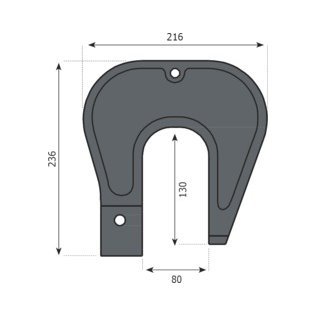  Self-Piercing Rivet Arm: Medium - 1487964