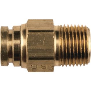 Parker Fluid Connectors Group DOT Connector Male Brass 3/8 x 3/8-18 - 91789