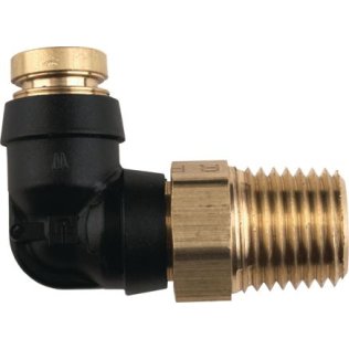 Parker Fluid Connectors Group DOT Elbow Male Nylon 1/4 x 1/4-18 - 91795