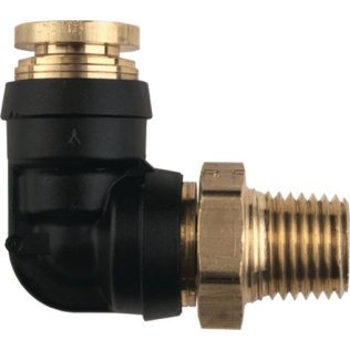 Parker Fluid Connectors Group DOT Elbow Male Nylon 3/8 x 1/4-18 - 91797