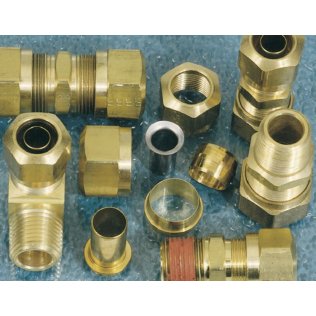  Air Brake Fitting Assortment Brass 11 Items 60Pcs - LP422