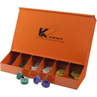 3M™ Scotch-Brite Roloc Bristle Disc Kit 18Pcs 2 to 3" - 1452226