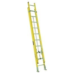 Louisville Ladder 20' Fiberglass Extension Ladder, 375 lbs., Type IAA - 1329627