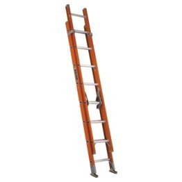 Louisville Ladder 16' Fiberglass Ext. Ldr. w/ Pole Grip, Cable Hook & , 300 lb., Type IA - 1329672