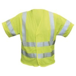 National Safety Apparel CLASS 3 FR HI VIS YELLOW MESH VEST, 2XL - 1334312
