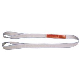 LiftAll® Tuff-Edge® Web Sling, Polyester, Silver, 6' Length - 1412535
