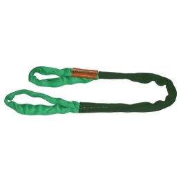 LiftAll® Tuflex Roundsling, Polyester/Nylon, Green, 9' Length - 1416033