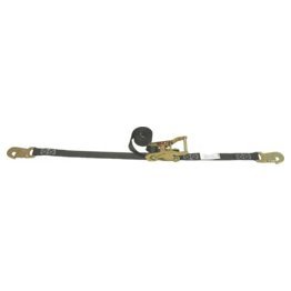 LiftAll® LoadHugger™ Web Tiedown, with Ratchet, Black, 10' Length - 1417224