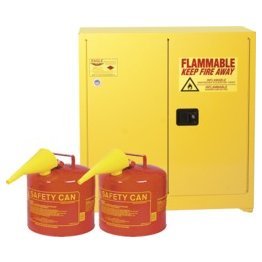 Eagle 1932 Cabinet w/ (2) UI-50-FS Safety Cans - 1419949