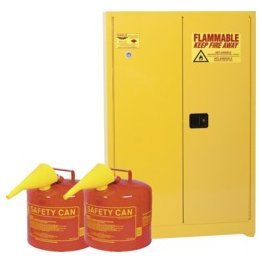 Eagle 1947 Cabinet w/ (2) UI-50-FS Safety Cans - 1419950