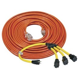 12/3 Ext. Cord 25' /Jobsite W Adapter - 1426091