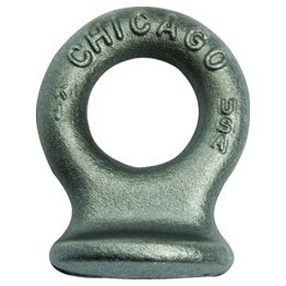 Chicago Hardware Pad Eye, 3/4" Eye I.D., Self-Colored - 1442578