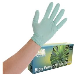Atlantic Safety Products Aloe Power Disposable Nitrile Gloves - SF10743