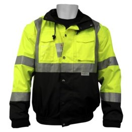  Class 3 High Visibility Bomber Jacket Size 5X-Lrg - SF10868