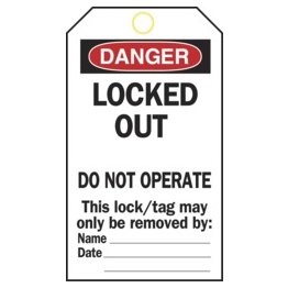  Lockout Tags - SF11153