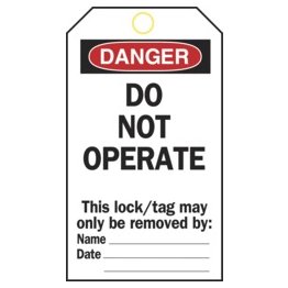  Lockout Tags - SF11144