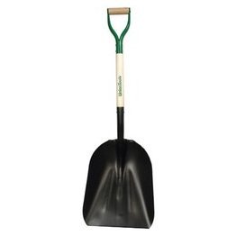 Union Tools 27" Western Scoop, White Ash, Steel D-Grip Handle - 1283029