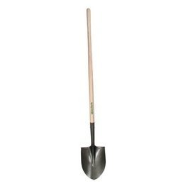 Union Tools 48" Round Point Shovel, White Ash Straight Handle - 1280733