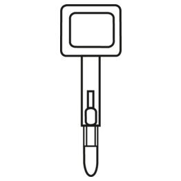  Fixed Strap Eye Bolt Snap, 1" Eye Size, 3-1/4" Length, Nickel Finish - 1424992