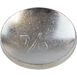  Steel Expansion Plug Concave 7/8" - 3051