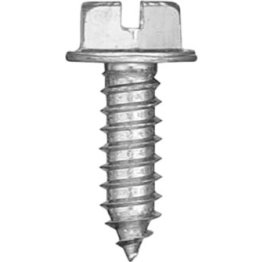  Slotted Hex Washer Head License Plate Screw Steel - P39746