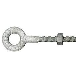 Chicago Hardware Eye Bolt with Nut 1/4" x 2" Long - 14466