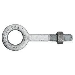 Chicago Hardware Eye Bolt with Nut 3/4" x 4-1/2" Long - 14477