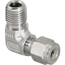  Instrumentation Elbow 90° 1/4" x 1/2-14 - 15071