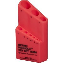 Bondhus® Hex Key Holder, Metric, 9pc Capacity, (Empty) - 15862