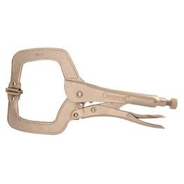 Crescent® 11" Locking C-Clamp Withswivel Pads Carded - 1281504