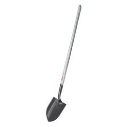 Ridgid® 48" Round Point Shovel, Fiberglass Long Handle Handle - 1282030