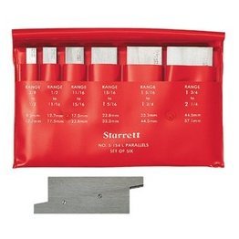 L.S. Starrett 4 Pc. Adjustable Parallel Set - 1282039
