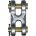 Double Clevis (Mid-Link), 1/4" or 5/16", 4,700 lb WLL - 81641