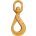 Swivel Safety Hook, Grade 100, 9/32", 4,300 lb WLL - 92989