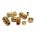 3/4 D.O.T. Compression Lawson Brass Assortment - LP939