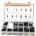 Push-Type Retainer Kit 12 Items 125Pcs - P15186