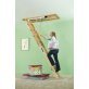 Louisville Ladder 7' to 8' 9" Wood Fire Treated Attic Ladder - 1329671