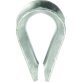 Wire Rope Thimble, 3/16", Steel, Galvanized