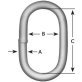 CM® Master Link Sub Assy Oblong  Grade 80 Chain - 88923