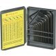Hex Key Set, Short Arm, Straight Hex, 15pc