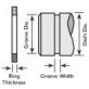  Retaining Ring External Steel 1/4" - 11353
