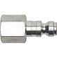Quick Disconnect Plug Steel 1/4" x 1/4-18