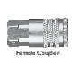  Quick Disconnect Coupler Steel 1/4" x 1/4-18 - 11948