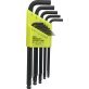 Hex Key Set, Fractional, Ball End, 13pc