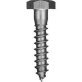 Lag Screw Hex Head Steel 5/16 x 2"