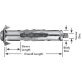  Hollow Wall Screw Anchor Steel Long Style #10-24 - 25174